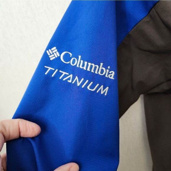 Columbia Titanium Blue/gray Full-zip Womens Coat Jacket Sz Lg - Picture 5 of 12